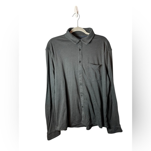 APT.9 Premier Flex Button-Down Shirt Men’s XL Gray Long Sleeve - Picture 1 of 6